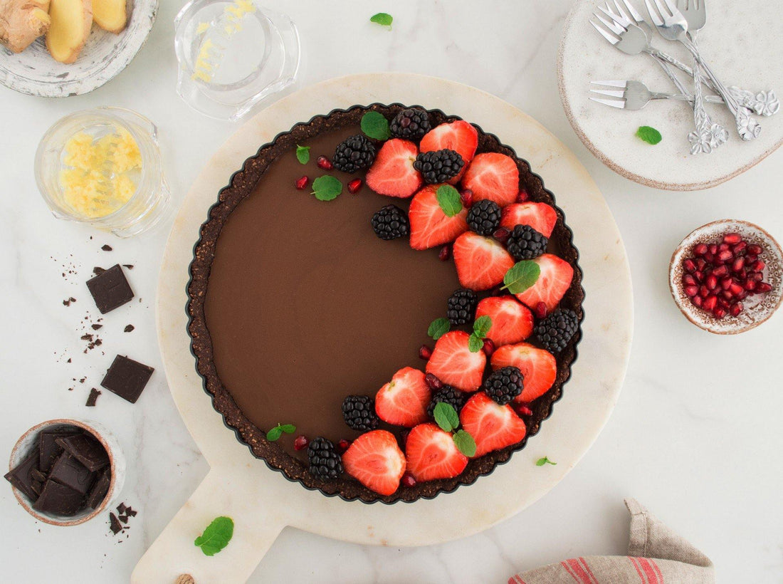 Chocolate & Ginger Veganh Tart Zyliss UK