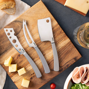 Zyliss Signature 3 Piece Cheese Knife Set — lifestyle