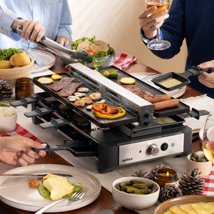 Appareil à raclette Venti pour 8 personnes