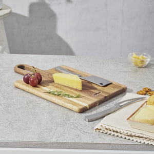 Zyliss 2 Piece Serving Board Acacia Wood Set — product animation