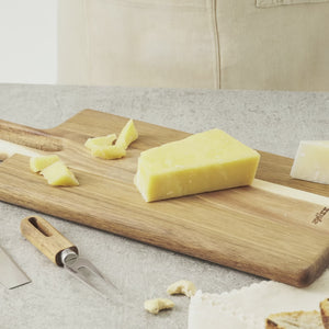 Zyliss 4 Piece Artisan Petite Cheese Knives & Serving Board Set — product animation